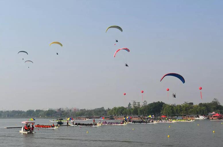 智璟智能人臉識別無人機(jī)守護(hù)“穗莞杯”龍舟賽！